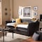 Baxton Studio London Brown Arched Back Sofa Twin Daybed with Roll-Out Trundle Bed 125-6928 - alternate 8